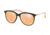 Prada PS02TS Sunglasses DG0137-54 - Black Rubber Frame, Orange Mirror Pink Lenses