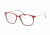 Prada PS03IV Eyeglass Frames VY11O1-52 - Top Red/grey Rubber Frame