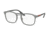 Prada PS06HV Bifocal Prescription Eyeglasses VHD1O1-52 - Opal Grey Rubber Frame