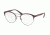 Prada PS52HV Bifocal Prescription Eyeglasses VHP1O1-52 - Bordeaux Rubber/gunmetal Frame