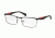 Prada PS54FV Bifocal Prescription Eyeglasses QFP1O1-53 - Black/steel Rubber Frame