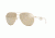 Prada TRIANGLE PR53QS Single Vision Prescription Sunglasses PR53QS-ZVN1C0-60 - Lens Diameter 60 mm, Frame Color Pale Gold
