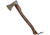 Prandi German Style Axe, 7.25 axe head with 4.25 cutting edge., Hickory handle, 3.011.10.A