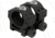 Precision Reflex 1in Aluminum Rings, Standard, Black, 01-001-03