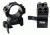 Presma 1in Quick Release Medium Profile Scope Rings for Picatinny/Weaver Rails, Black, PRWG020