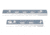 Presma 2 Pcs 5 Slot 1 7 Slot Picatinny Rail Section Kit for M-LOK Style Slots, with Sling Swivel Adapter, Silver, RLMLK2-S