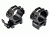Presma 30mm Quick Release Medium Profile Scope Rings for Picatinny/Weaver Rails, Black, PRWG030