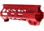 Presma AR-15 M-LOK Free Float Handguard, 7 in, Red, MMARE7R