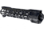 Presma AR-15 M-LOK Free Float Handguard w/Integrated Handstop, 12 in, Black, MMARE12