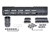 Presma AR-15 Super Light M-LOK Series Free Float Handguards with Partial Top Rail, 10in, Black, MARMP10