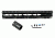 Presma Kangaroo Series AR Style Free Float Handguard Quad Rail Mount, Black, 12 in PRKA031