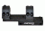 Sniper .22 Dovetail Scope Mount Integral Cantilever Rings, Black, AG-25EX38