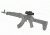 Primary Arms SLx 3X Compact Prism Scope with the Patented 7.62X39/300BO ACSS Reticle, Black, PAC3XAK300BO