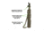 Primos Hunting Scabbard for Gen 3 Trigger Sticks, Short, Coyote Tan, 65819