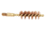 Pro-Shot Pro-Shot Brass Core-Bronze Bristle Pistol Length Bore Brush 10mm/.40 Caliber, Bronze Bristles w/ Brass Core, 10P