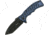 Proelia Linerlock Blue/Black Folding Knife,3.75in,Black D2 Tool Steel,Tanto,Blue and Black,G10 Handle TX010BLBK