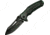 Proelia Linerlock Green Black Folding Knife,3.75in,Black D2 Tool Steel,Drop Point,Green and Black,G10 Handle TX020GNBK