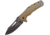 Proelia Linerlock Orange Gray Folding Knife,3.75in,Black Stonewash D2 Tool Steel,Drop Point,Orange and Gray,G10 Handle TX020BRB