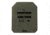 Protech 2116G Type IV Rifle Plate, Ceramic Composite 8in x 10in Single-Curve Rectangle Cut 1003465