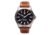 ProTek Titanium Field Watch, Titanium Case/Black Dial/Dark Tan Strap, One Size, PT3001