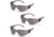 Pyramex 4100 Series Safety Glasses - Gray-Hardcoated Lens, Gray Frame, Pack of 3