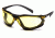 Pyramex Black frame/ Amber anti-fog lens SB9330ST