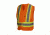 CSA Lumen-X Vest w/Contrasting Reflective Tape, Flame Retardant, Hi-Vis Orange, 2XL-5XL