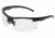 Pyramex Drone Tactical Safety Glasses Black Half-Frame Clear Lens
