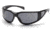 Pyramex Exeter Safety Glasses - Gray Anti-Fog Lens, Glossy Black Frame SB5120DT