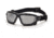 Pyramex I-Force Safety Glasses,Black Strap-Temples/Silver Mirror Anti-Fog Lens SB7070SDNT