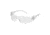 Pyramex Intruder Safety Glasses w/Clear-Uncoated Lens, Clear Frame, S4110SUC