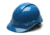 Pyramex Ridgeline Hard Hat 4pt w/ Glide Lock, Light Blue, Box HP44162