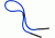 Pyramex Slip On Rubber Tip Cord Blue CORDS7E