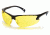 Pyramex Venture 3 Safety Glasses, Black Frame, Amber Lens, SB5730D