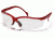 Pyramex Venture II Safety Glasses - Clear Lens, Maroon Frame SMM1810S