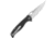 QSP Knife Gavial Linerlock Black G10 Folding Knife, QS126C