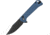 QSP Knife Grebe Button Lock Blue QS147B2