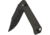 QSP Knife Grebe Folding Knife, 4.25in Closed, 3in Black Stonewash 14C28N Sandvik SS Clip Point Blade, Dark Brown Micarta Handle, QS147A2