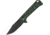 QSP Knife Grebe Button Lock Green CF QS147G2