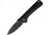 QSP Knife Hawk Linerlock Ebony Black