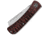 QSP Knife Hedgehog Slip Joint Red CF