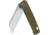 QSP Knife Penguin Plus Folding Knife, 4.5in Closed, 3.38in Satin CPM-20CV SS Blade, Bronze Stonewash Titanium Handle, QS130XL-B2