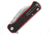 QSP Knife Swordfish Button Lock Blk/Rd