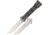 Quartermaster McFly Dress Balisong Folding Knife,4.5in,D2 Tool Steel,Drop Point,Satin,Skeletonized CNC Machined Titanium Handle QTRQBS2