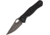 Quartermaster Mr. Roper XLS Texas Tea Folding Knife,3.5in,Drop Point,Black,G10 Handle QTRQSE5XLSTT