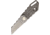 Quartermaster Yoda Integrated Framelock Folding Knife, 2.5in Stonewash Cpm S35Vn SS Wharncliffe Blade, Gray Stonewash Titanium Handle, Pocket Clip, Gray, ALF6