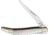 Queen City Toothpick Black Pearl Folding Knife, Mirror finish stainless long clip blade, Black pearl handle, KB106R / QC012
