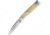 Queen Gunstock White Smooth Bone Folding Knife,2.5in,Clip Point,White,Smooth Bone Handle QN40AW