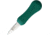 R. Murphy Duxbury Oyster Knife, 2.25 satin finish stainless blunt tip blade, Green synthetic handle, 86243