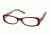 Ralf Lauren RL6004 SV Prescription Eyeglasses Top Bordeaux/White/Brown Wood Frame w/ 50 mm Diameter Lenses, 5015-5016